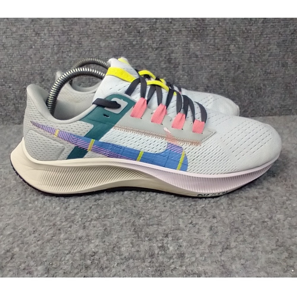 Nike Air Zoom Pegasus 38 Running Shoes Women Size 9 White Multi DC8796-400